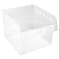 Bacs pour &eacute;tag&egrave;re Store-Max, 11-1/8" la x 8" H x 11-5/8" p, Transparent, Capacit&eacute; 44 lb Distribution Jean Lapalme