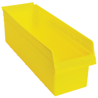 Bacs pour &eacute;tag&egrave;re Store-Max, 8-3/8" la x 8" H x 23-5/8" p, Jaune, Capacit&eacute; 68 lb Distribution Jean Lapalme