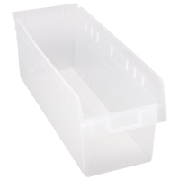 Bacs pour &eacute;tag&egrave;re Store-Max, 8-3/8" la x 8" H x 23-5/8" p, Transparent, Capacit&eacute; 68 lb Distribution Jean Lapalme