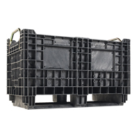 Heavy-Duty BulkTote&reg; Container, 30" L x 16" W x 19.2" H, Black Distribution Jean Lapalme