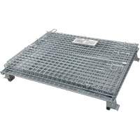 Conteneur repliable en m&eacute;tal grillag&eacute;, 40" la x 48" p x 42" h, Capacit&eacute; de 4000 lb Distribution Jean Lapalme
