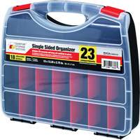 Plastic Compartment Box, 12-1/4" W x 15" D x 2-3/4" H, 23 Compartments Distribution Jean Lapalme