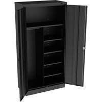 Armoire &agrave; combinaison, 36" la x 18" p x 72" h, Noir Distribution Jean Lapalme