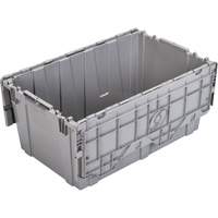 FP243C FliPak Nestable Tote, 26.9" x 16.9" x 12.1", Grey Distribution Jean Lapalme