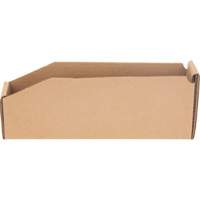 Boîtes profondes en carton ondul&eacute;, 1-15/16" la x 11-1/4" p x 4-1/2" h, Beige Distribution Jean Lapalme