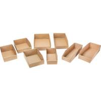 Boîtes profondes en carton ondul&eacute;, 11-3/4" la x 17-1/4" p x 4-1/2" h, Beige Distribution Jean Lapalme