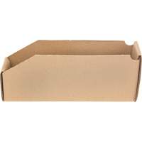 Boîtes profondes en carton ondul&eacute;, 2-7/8" la x 11-1/4" p x 4-1/2" h, Beige Distribution Jean Lapalme
