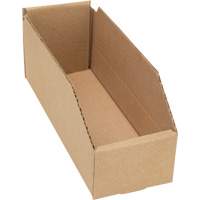 Boîtes profondes en carton ondul&eacute;, 3-3/4" la x 11-1/4" p x 4-1/2" h, Beige Distribution Jean Lapalme