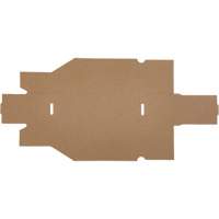 Boîtes profondes en carton ondul&eacute;, 3-3/4" la x 11-1/4" p x 4-1/2" h, Beige Distribution Jean Lapalme