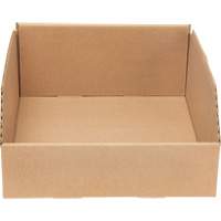 Boîtes profondes en carton ondul&eacute;, 11-3/4" la x 11-1/4" p x 4-1/2" h, Beige Distribution Jean Lapalme