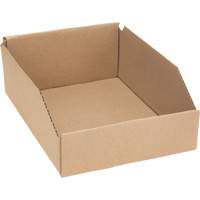 Boîtes profondes en carton ondul&eacute;, 8-3/4" la x 11-1/4" p x 4-1/2" h, Beige Distribution Jean Lapalme