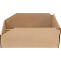 Boîtes profondes en carton ondul&eacute;, 8-3/4" la x 11-1/4" p x 4-1/2" h, Beige Distribution Jean Lapalme