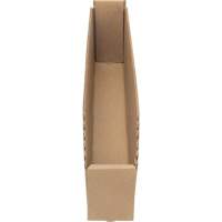 Boîtes profondes en carton ondul&eacute;, 2-7/8" la x 17-1/4" p x 4-1/2" h, Beige Distribution Jean Lapalme