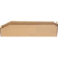 Boîtes profondes en carton ondul&eacute;, 2-7/8" la x 17-1/4" p x 4-1/2" h, Beige Distribution Jean Lapalme