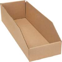 Boîtes profondes en carton ondul&eacute;, 5-3/4" la x 17-1/4" p x 4-1/2" h, Beige Distribution Jean Lapalme