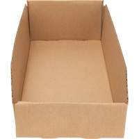 Boîtes profondes en carton ondul&eacute;, 7-3/4" la x 17-1/4" p x 4-1/2" h, Beige Distribution Jean Lapalme