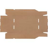 Boîtes profondes en carton ondul&eacute;, 11-3/4" la x 17-1/4" p x 4-1/2" h, Beige Distribution Jean Lapalme