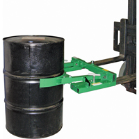 Manipulateur de baril m&eacute;canique Auto-Grip actionn&eacute; par gravit&eacute;, Pour 30 - 85 gal. US (25 - 70 gal. imp.) Distribution Jean Lapalme