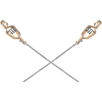 Light-Duty Bonding & Grounding Wire Assemblies - Two Alligator Clips Distribution Jean Lapalme