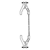 Heavy-Duty Bonding & Grounding Wire Assemblies - Two Hand Clamp Connectors Distribution Jean Lapalme