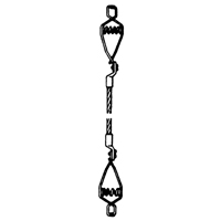 Light-Duty Bonding & Grounding Wire Assemblies - Two Alligator Clips Distribution Jean Lapalme