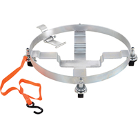 Chariots &agrave; inclinaison pour baril, Acier, Capacit&eacute;e 1200 lb, Diam&egrave;tre 23-1/2", Roue en Fonte Distribution Jean Lapalme