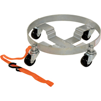 Chariots &agrave; &eacute;tages multiples pour baril, Acier, Capacit&eacute;e 900 lb, Diam&egrave;tre 19", Roue en Caoutchouc Distribution Jean Lapalme