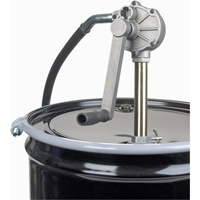 Rotary Type Drum Pump, Aluminum, Fits 15-55 Gal., 6-3/4 oz. per revolution Distribution Jean Lapalme