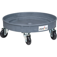 Socle roulant pour baril de confinement des fuites, 24.25" dia. X 8,625" H, Cap. de d&eacute;versement 1,5 gal. US Distribution Jean Lapalme