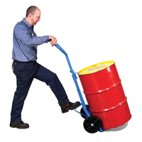 Diable pour baril, Fabriqu&eacute; en Acier, 30 - 55 gal. US (25 - 45 gal. imp.) Distribution Jean Lapalme
