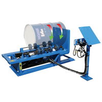 Hydra-Lift Drum Rotator / Roller, 55 US gal. (45 Imperial Gal.) Capacity, Variable Speed, 1 HP Distribution Jean Lapalme