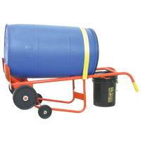 50BTW Series Drum Truck , Steel Construction, 30 - 85 US Gal. (25 - 70 Imperial Gal.) Distribution Jean Lapalme