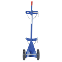 Chariot pour bouteille de gaz, Roues Caoutchouc, Base de 12" la x 15-1/2" lo, 500 lb Distribution Jean Lapalme