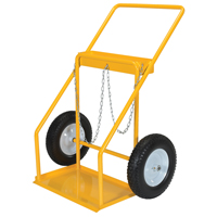 Chariot pour bouteille de gaz, Roues Caoutchouc, Base de 22" la x 14-1/8" lo, 250 lb Distribution Jean Lapalme