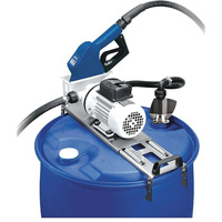 Ensemble de pompe pour baril Piusi Suzzarablue, Acier inoxydable, 9 gal./min Distribution Jean Lapalme