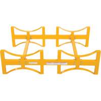 Porte-barils empilable en acier, 2 barils, Capacit&eacute; de 1600 lb, 45-1/2" la x 29-7/8" p x 12-3/4" h Distribution Jean Lapalme
