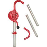 Rotary Type Drum Pump, Cast Iron/Steel, Fits 30-55 Gal., 8 oz./Stroke Distribution Jean Lapalme