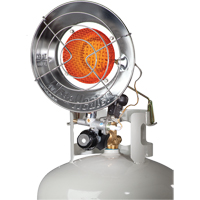 Single Tank-Top Heater, Radiant Heat, Propane, 15000 BTU/H Distribution Jean Lapalme