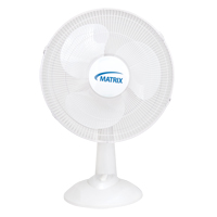 Ventilateur oscillant &agrave; boutons-poussoirs pour bureau, Diam&egrave;tre 16", 3 vitesses Distribution Jean Lapalme