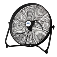 High Velocity Floor Fan, Commercial, 3 Speed, 20" Diameter Distribution Jean Lapalme
