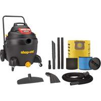 Aspirateur industriel, Secs-humides, 3 CV, 16 gal. US (60,6 litres) Distribution Jean Lapalme