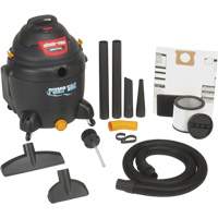 Aspirateur pour atelier avec pompe int&eacute;gr&eacute;e, Secs-humides, 6 CV, 18 gal. US (68,1 litres) Distribution Jean Lapalme