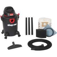 Aspirateur d'atelier s&eacute;rie bricolage & atelier, Secs-humides, 3,5 CV, 6 gal. US (22,7 litres) Distribution Jean Lapalme