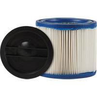 CleanStream&reg; Gore&reg; Small Wet/Dry Vacuum Filter, Cartridge/Hepa, Fits 1 - 6 US gal. Distribution Jean Lapalme