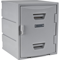 Casier, 15" x 15" x 18", Gris, Assembl&eacute; Distribution Jean Lapalme