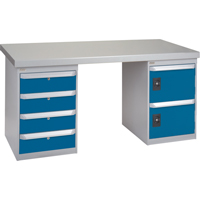 Steel Wood-Filled Workbench Tops Distribution Jean Lapalme