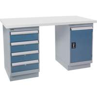 &eacute;tabli pr&eacute;conçu, 72" la x 30" p x 34" h, Capacit&eacute; 2500 lb Distribution Jean Lapalme