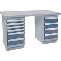 &eacute;tabli pr&eacute;conçu, 60" la x 36" p x 34" h, Capacit&eacute; 2500 lb Distribution Jean Lapalme