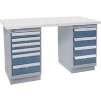 &eacute;tabli pr&eacute;conçu, 72" la x 30" p x 34" h, Capacit&eacute; 2500 lb Distribution Jean Lapalme