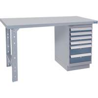 &eacute;tabli pr&eacute;conçu, 72" la x 36" p x 34" h, Capacit&eacute; 2500 lb Distribution Jean Lapalme